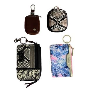 4 KEYCHAINS LILY PULITZER SAK